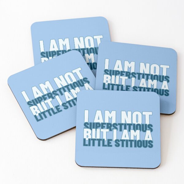 Item preview, I Am Not Superstitious designed and sold by Fanverse Merchandise.