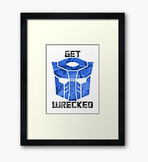 Get Wrecked Framed Print