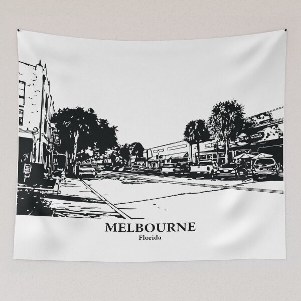 Item preview, Melbourne - Florida designed and sold by Lakeric Cityscapes.