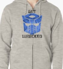 Get Wrecked Zipped Hoodie
