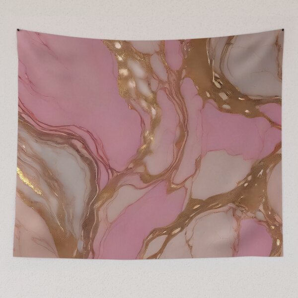 Item preview, Pink and gold marble  designed and sold by ArtfulGallery1.