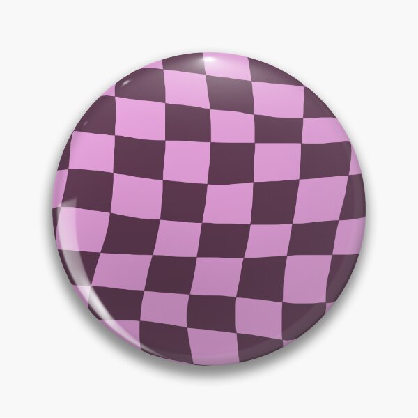 Item preview, Dark Purple and Pink Distorted Warped Checkerboard Pattern I designed and sold by velvetearth.