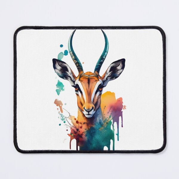 Item preview, Antelope in colorful splash designed and sold by Ann Miu Deluxe.