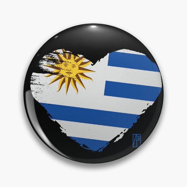 Item preview, I love my country. I love Uruguay. I am a patriot. In my heart, there is always the flag of Uruguay designed and sold by ArtProjectShop.