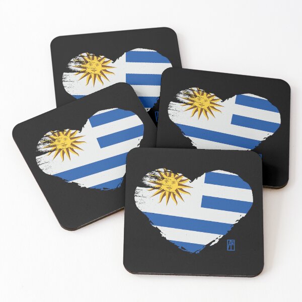 Item preview, I love my country. I love Uruguay. I am a patriot. In my heart, there is always the flag of Uruguay designed and sold by ArtProjectShop.