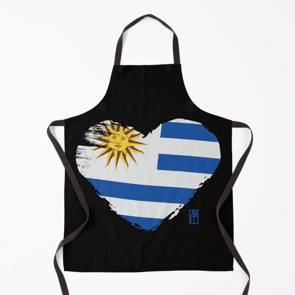 Item preview, I love my country. I love Uruguay. I am a patriot. In my heart, there is always the flag of Uruguay designed and sold by ArtProjectShop.