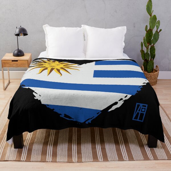 Item preview, I love my country. I love Uruguay. I am a patriot. In my heart, there is always the flag of Uruguay designed and sold by ArtProjectShop.
