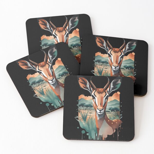 Item preview, Antelope - spirit of the savanna designed and sold by Ann Miu Deluxe.