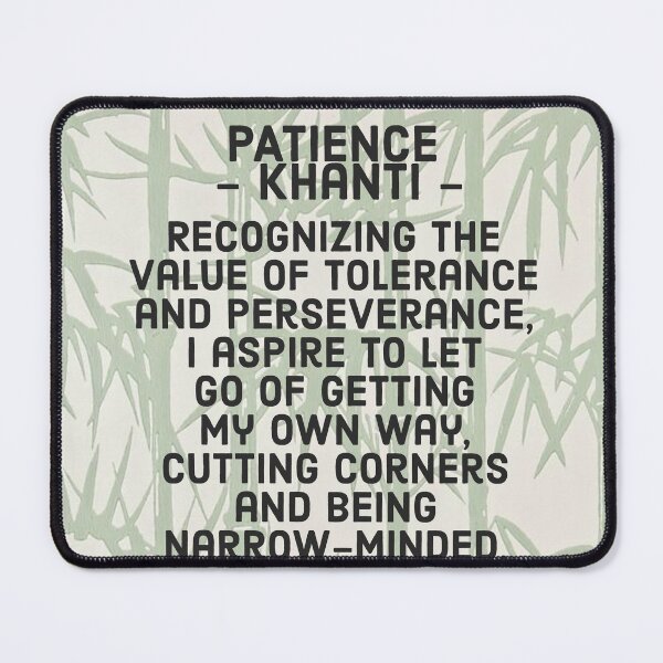 Item preview, Patience - The Radiant Mind Paramis designed and sold by InevitableAum.