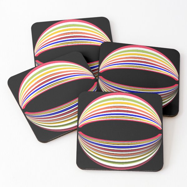 Item preview, Colorful unique ball shape art customized  designed and sold by theparkfact0.