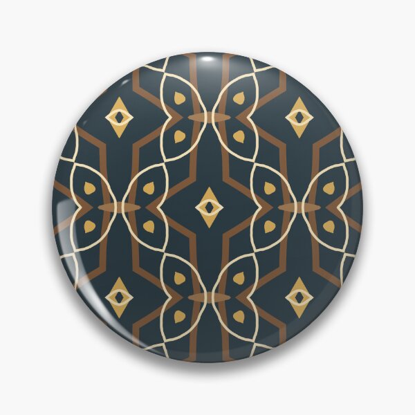 Item preview, Timeless Elegance: Luxurious Dark Blue & Earthy Tones Seamless Pattern No.10 designed and sold by Mirarima.