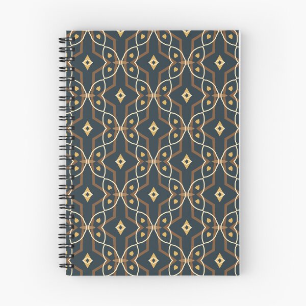 Item preview, Timeless Elegance: Luxurious Dark Blue & Earthy Tones Seamless Pattern No.10 designed and sold by Mirarima.