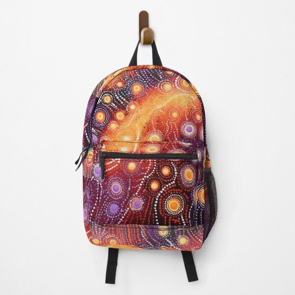Item preview, Aboriginal Inspired Dot Art - Lava Crack designed and sold by GrinGalore.
