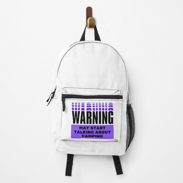 Item preview, Warning: May start talking about camping. designed and sold by TheGreenGoat.
