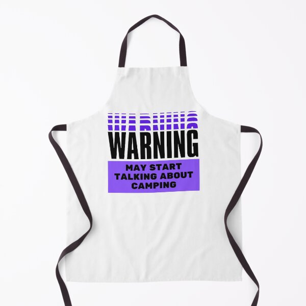 Item preview, Warning: May start talking about camping. designed and sold by TheGreenGoat.
