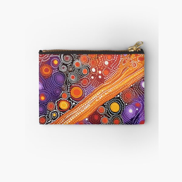 Item preview, Aboriginal Inspired Dot Art - Lava Stream designed and sold by GrinGalore.