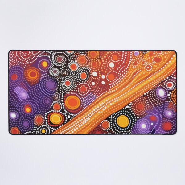 Item preview, Aboriginal Inspired Dot Art - Lava Stream designed and sold by GrinGalore.