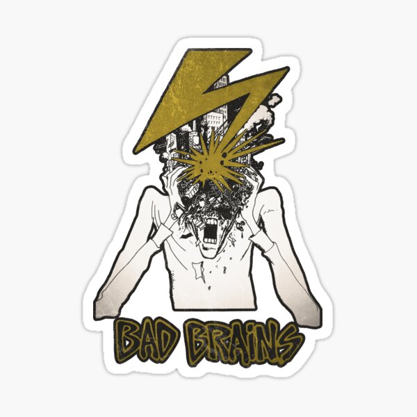 BAD BRAINS - Classic Bad Brains Logo Black - Depop