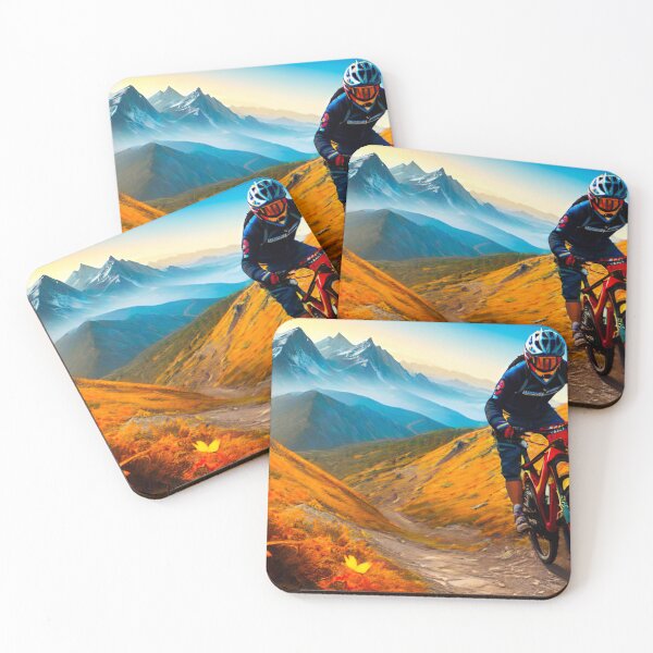 Item preview, Summit Soar: Mountain Biking High Above the Peaks designed and sold by GrizzlyCollective.