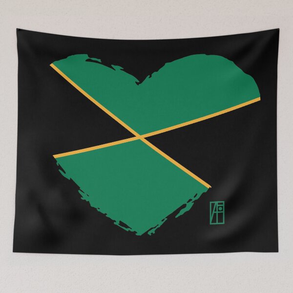 Item preview, I love my country. I love Jamaica. I am a patriot. In my heart, there is always the flag of Jamaica designed and sold by ArtProjectShop.