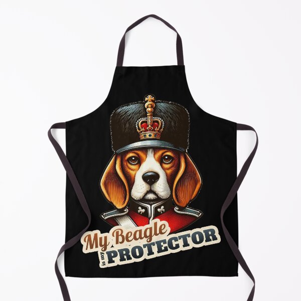 Item preview, Beagle King Queen guard designed and sold by ThisDress.
