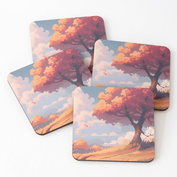 Item preview, Autumn tree - Pixel art designed and sold by octoboobs.