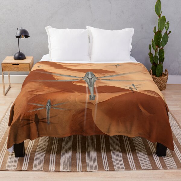 Item preview, Ornithopters flying over the desert of Arrakis designed and sold by Andrew Shishkin.