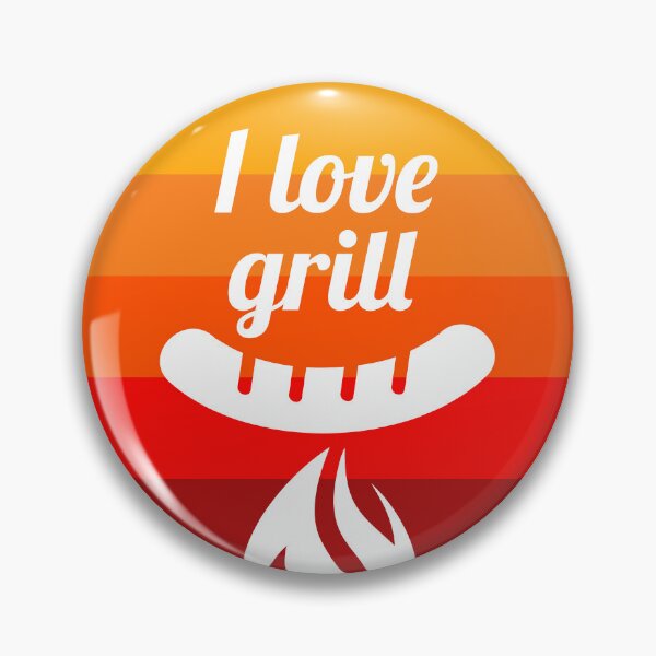 Item preview, I love grill designed and sold by AnanakiArt.