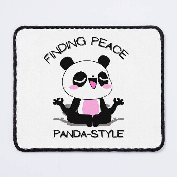 Item preview, Finding Peace, Panda-style PANDA YOGA designed and sold by LyricsWear.