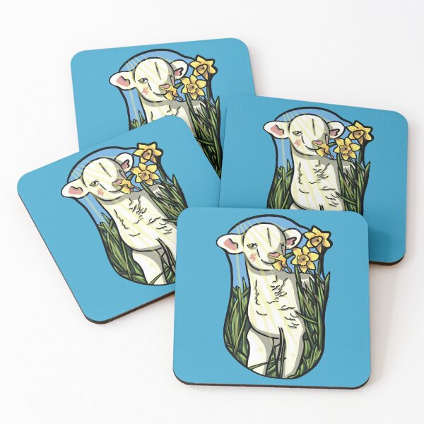 Item preview, Easter lamb on the meadow, lamb smells of daffodil designed and sold by ChrisCelCraft.