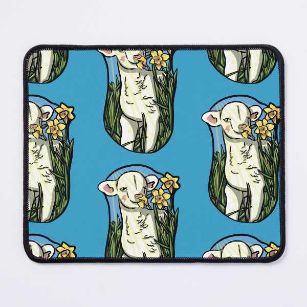 Item preview, Easter lamb on the meadow, lamb smells of daffodil designed and sold by ChrisCelCraft.