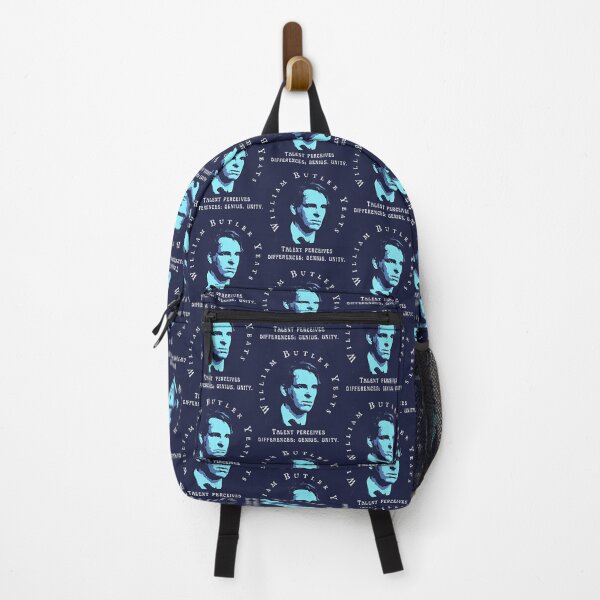 Item preview, William Butler Yeats portrait and quote: "Talent perceives differences; genius, unity." designed and sold by artbleed.