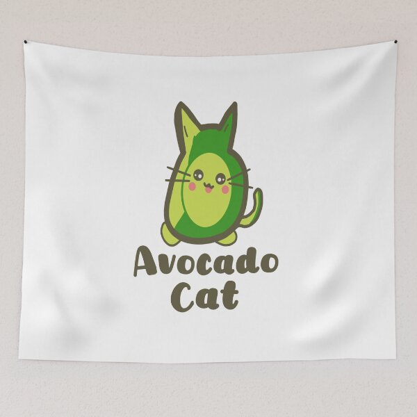 Item preview, Funny avocado cat designed and sold by vibeno1.