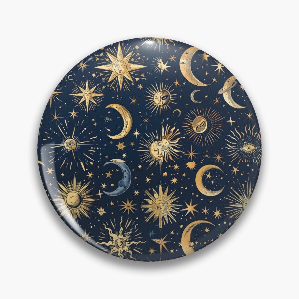 Item preview, Decorative celestial seamless pattern designed and sold by dcrc.