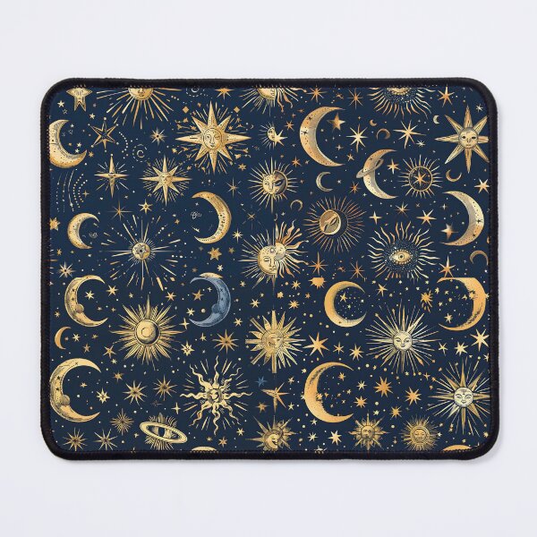 Item preview, Decorative celestial seamless pattern designed and sold by dcrc.