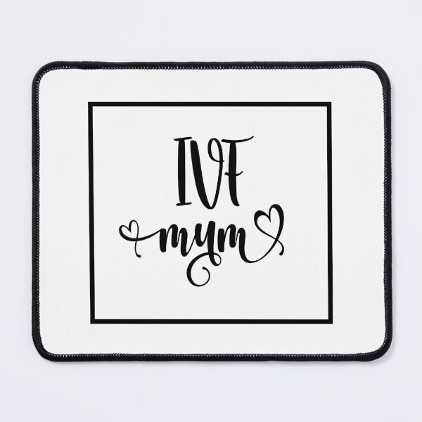Item preview, Miracle Maker: IVF MUM in Bold Black Text designed and sold by EmeraldeaArt.