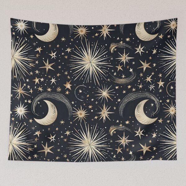 Item preview, decorative celestial seamless pattern designed and sold by dcrc.