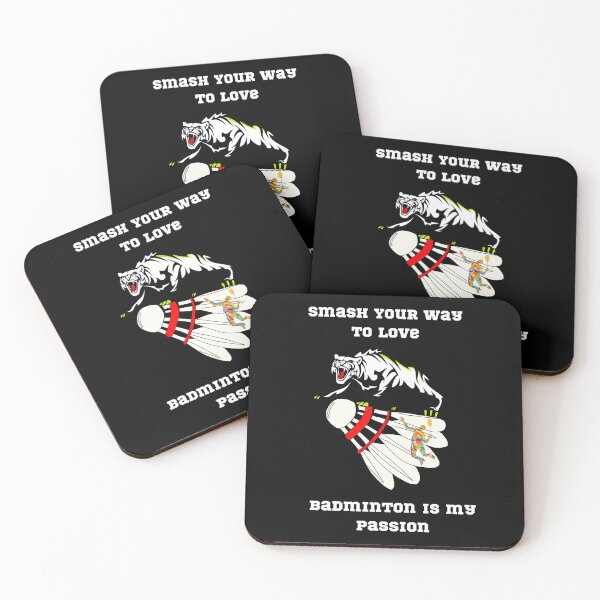Item preview, Smash your way to love - Badminton is my passion! designed and sold by ConradoBullhead.