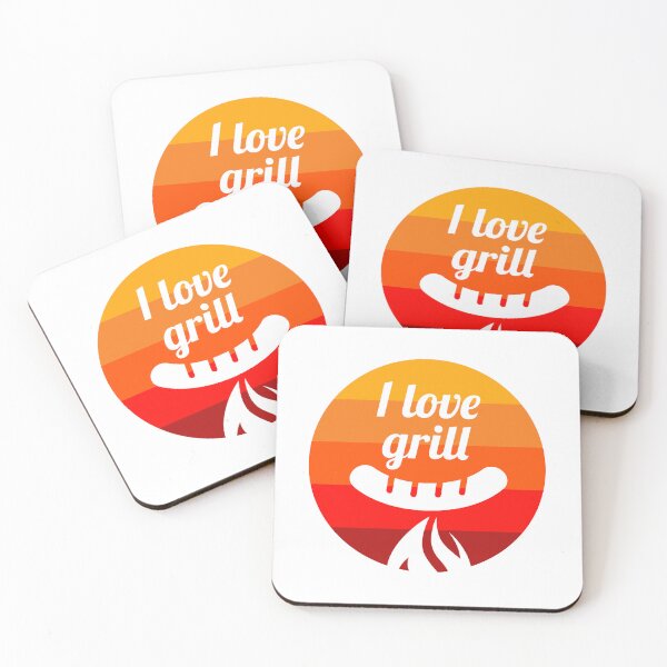 Item preview, I love grill designed and sold by AnanakiArt.