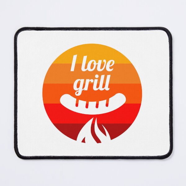 Item preview, I love grill designed and sold by AnanakiArt.