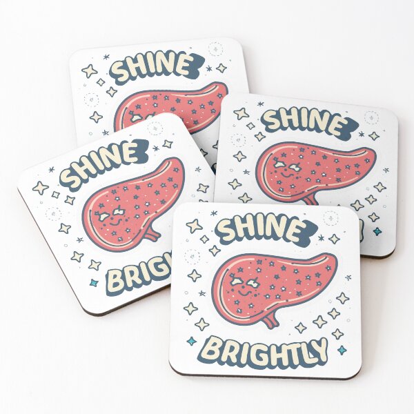 Item preview, Shine Brightly - Modern Pancreas and Stars Illustration designed and sold by NiftyWrx.