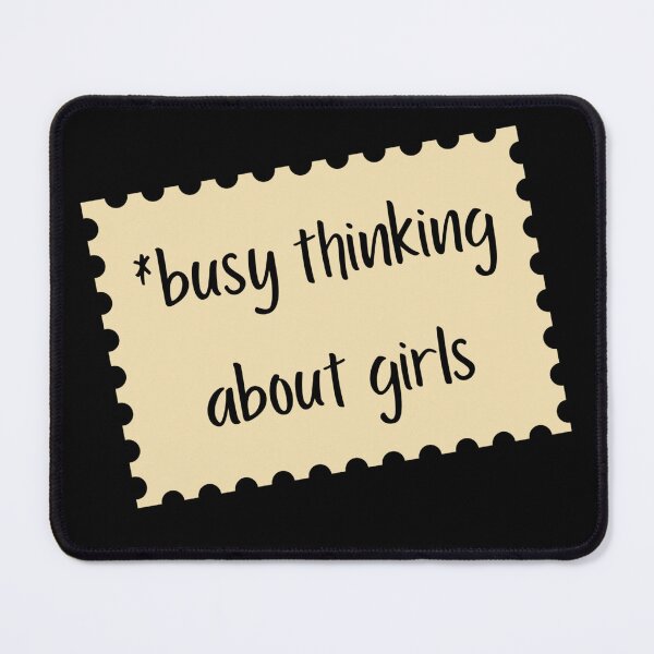 Item preview, Busy Thinking About Girls. Whats On Your Mind designed and sold by Rebel-Design.
