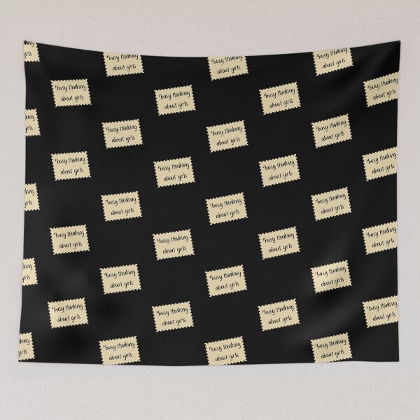 Item preview, Busy Thinking About Girls. Whats On Your Mind designed and sold by Rebel-Design.