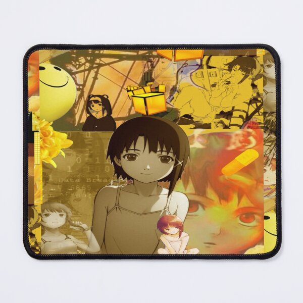 Item preview, Lain Aesthetic Yellow Collage  designed and sold by MerikuroCreates.