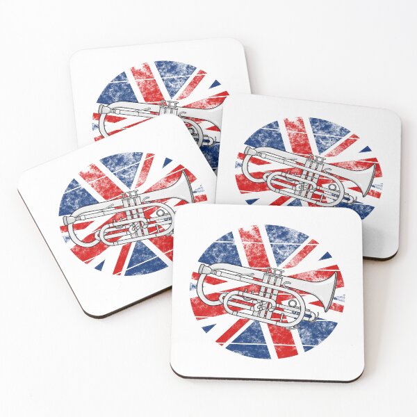 Item preview, Cornet Player UK Flag Britain Cornetist British Musician designed and sold by doodlerob.