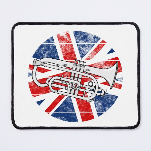 Item preview, Cornet Player UK Flag Britain Cornetist British Musician designed and sold by doodlerob.