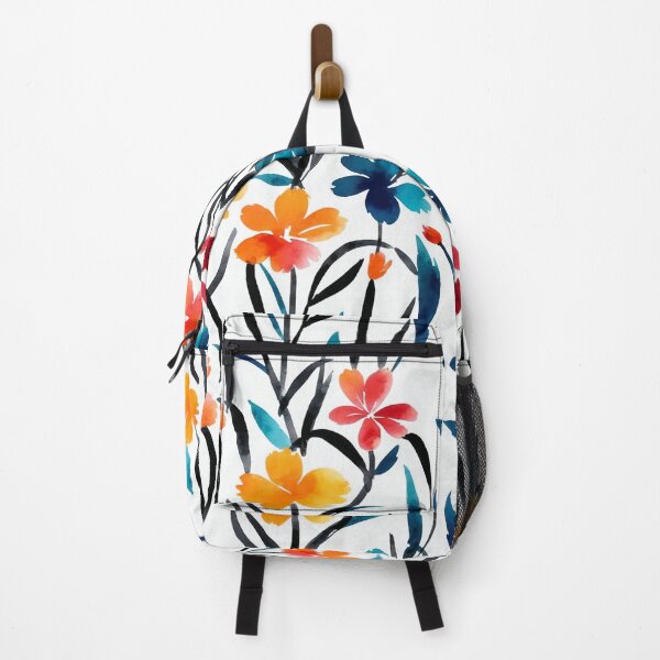 Item preview, Colorful stylish minimalist abstract flowers water color designed and sold by yeekazar.
