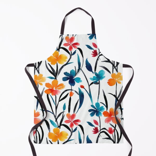 Item preview, Colorful stylish minimalist abstract flowers water color designed and sold by yeekazar.