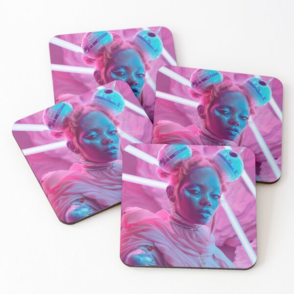 Item preview, Neon Girl Droid Bun designed and sold by ArtGentle.