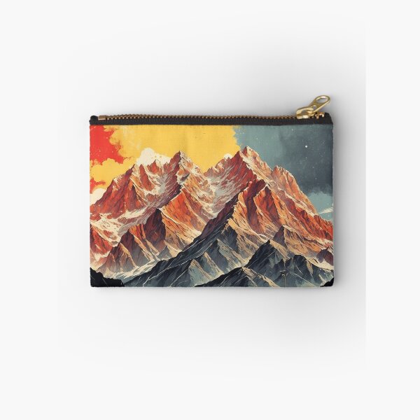 Item preview, Zugspitze Massif Germany Starry Night Vintage Travel Poster designed and sold by TravelersGems.